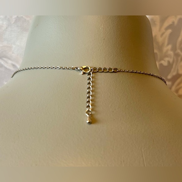 Glacier Pearle Galloping Horse Necklace, Abalone Shell And Rhinestones, 18 In. - Picture 4 of 4